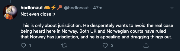 Craig Wright’s appeal dismissed, lawsuit against Hodlonaut to continue in Norwegian court