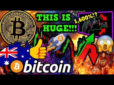 WOW!!! BITCOIN EXPLOSIVE 1,600% MOVE in PLAY!! BIG NEWS for USA & AUSTRALIA!! 🚀