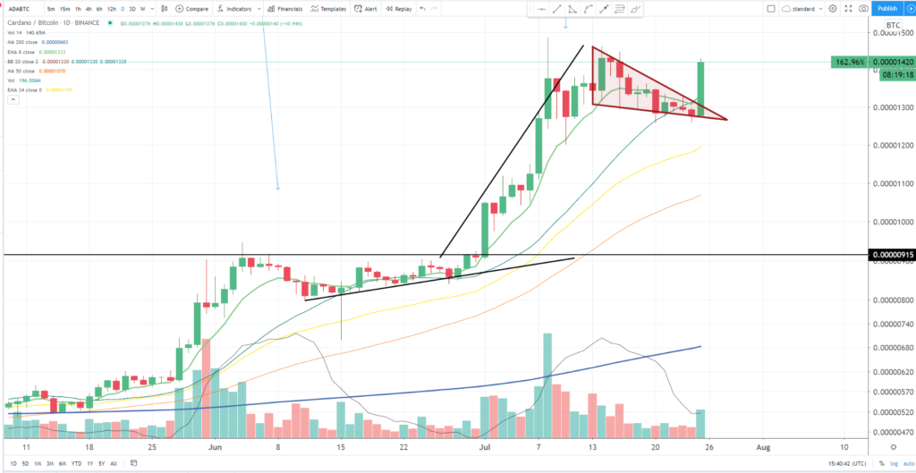 Cardano (ADA) rockets to fresh 2020 highs; Here’s what’s behind this movement