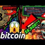 BITCOIN & STOCKS FALLING!!! BIG WHALES TARGET $8.8k!! TIME FOR PANIC?! [Perspective]
