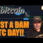 WOW!! JUST ANOTHER PROFITABLE BITCOIN BAM INDICATOR DAY!! 1st video of the day 2nd will be family!