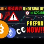 WOW! Bitcoin is INCREDIBLY Undervalued at 23,000! HERE IS PROOF! + Ethereum Undervalued? Crypto News