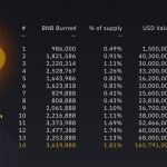Binance Burns 5 Million Worth of BNB Tokens
