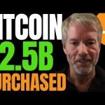 BITCOIN SMASHES K MILESTONE!! MICHAEL SAYLOR BOUGHT .5 BILLION IN BTC AND NEVER SOLD 1 SATOSHI!