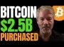 BITCOIN SMASHES K MILESTONE!! MICHAEL SAYLOR BOUGHT .5 BILLION IN BTC AND NEVER SOLD 1 SATOSHI!