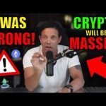 I WAS WRONG ABOUT BITCOIN! Jordan Belfort Explains Why GAMESTOP MONEY will flow into Cryptocurrency!