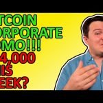 BITCOIN LIVE FOMO BY CORPORATIONS!!! PRICE COULD HIT ,000 THIS WEEK! Daily Crypto News