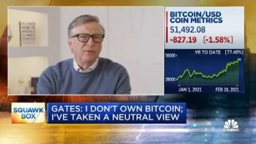 Bill Gates: I don’t own bitcoin and have taken a neutral view on it