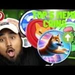 THE BEST 5 MEME COINS TO BUY NOW (NEXT 100X CRYPTO!?)