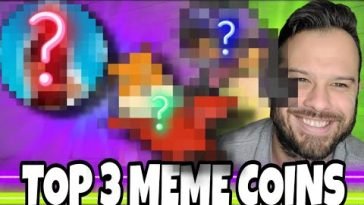 Top 3 Meme Coins That Could Soar In The Coming Weeks!