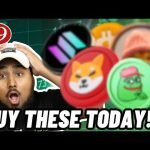 Top 5 Meme Coins to Buy TODAY!!! (50x Potential!!)