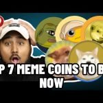 Top 7 Crypto Meme Coins That Will 25X to 100X in November!!