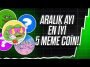 Aralık Ayının Favori 5 Meme Coini!